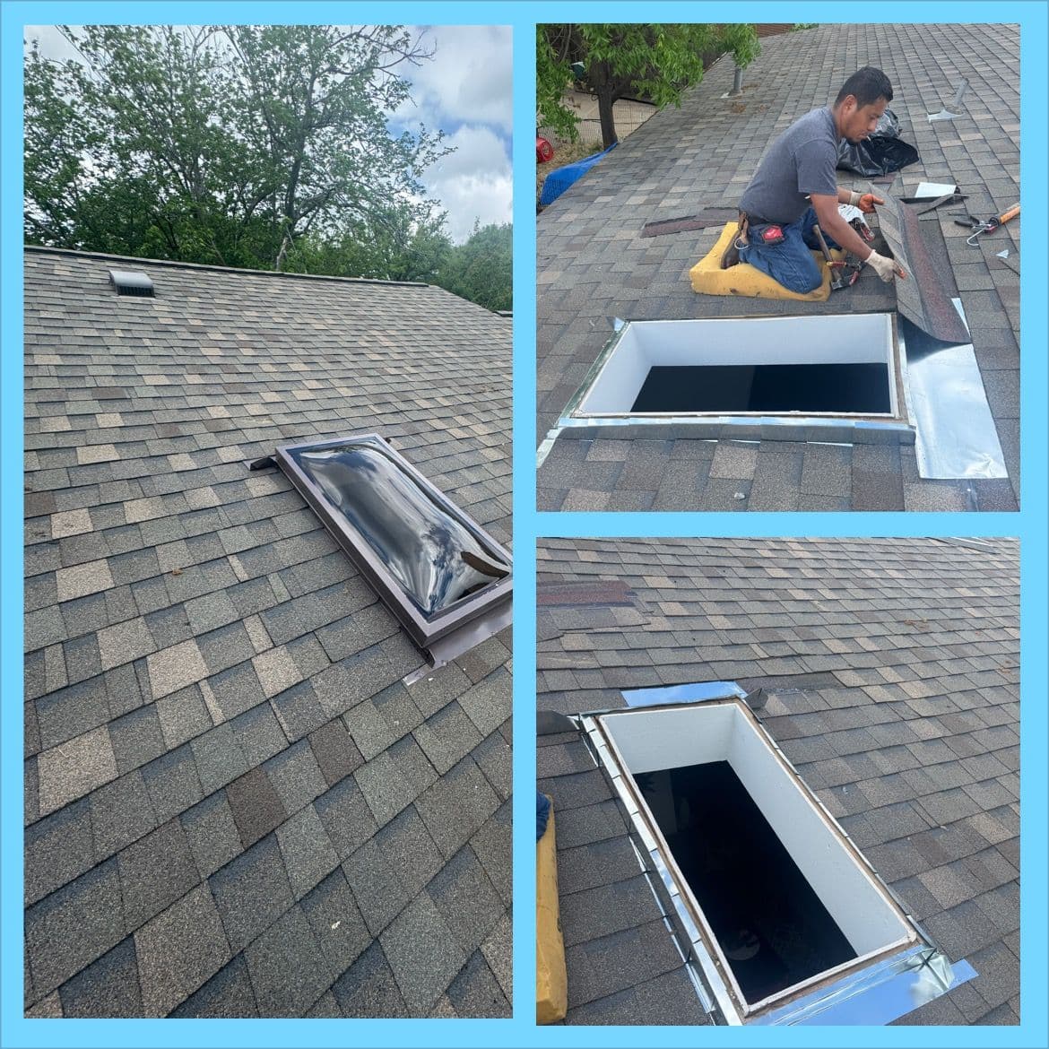 Project Skylight Replacement and Roof Repair in Euless Texas image