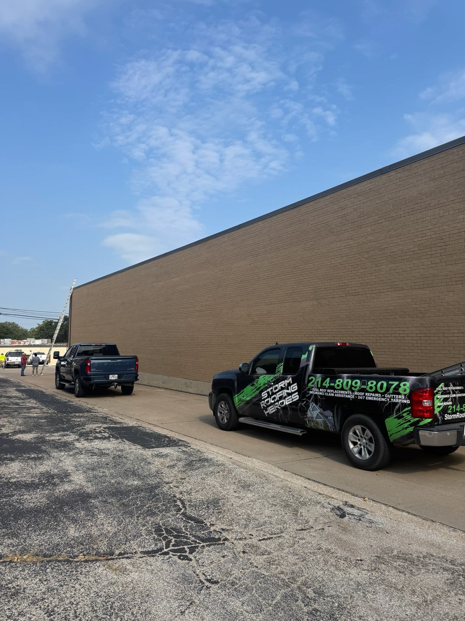 Storm Roofing Pros Tackle Tough Jobs image