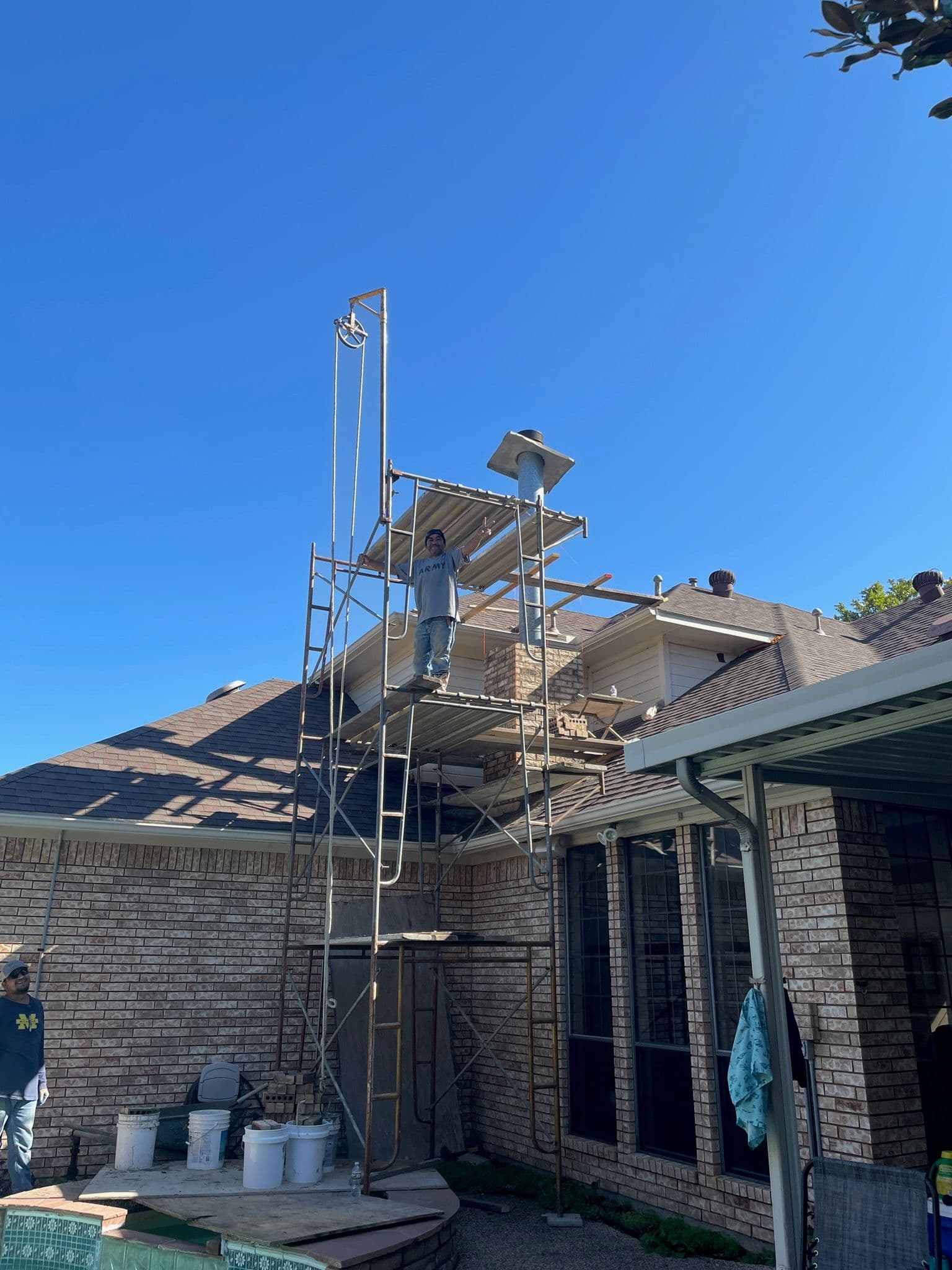 Chimney Build and Roof Repair