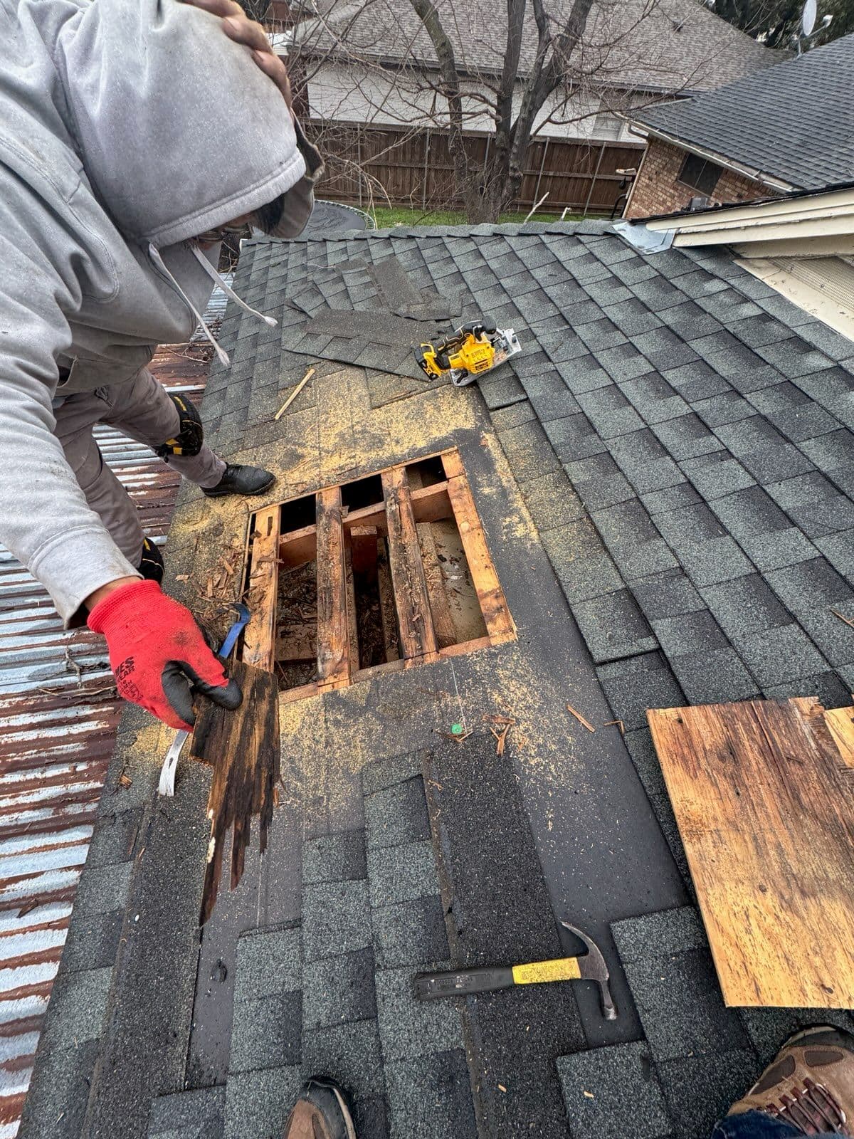 Hidden Roof Leak Repair